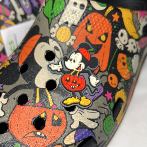 M8/W10 DISNEY CROCS Mickey and Minnie Halloween Shoes 2022 - Picture 12 of 16